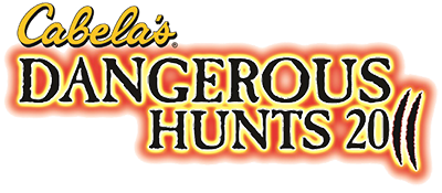 Cabela's Dangerous Hunts 2011 title screen for Nintendo DS